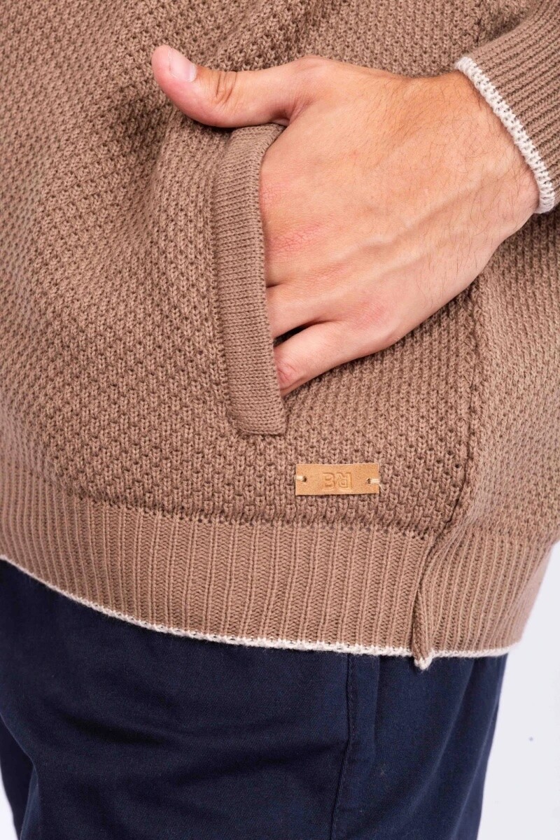 Campera Fullzip Beige