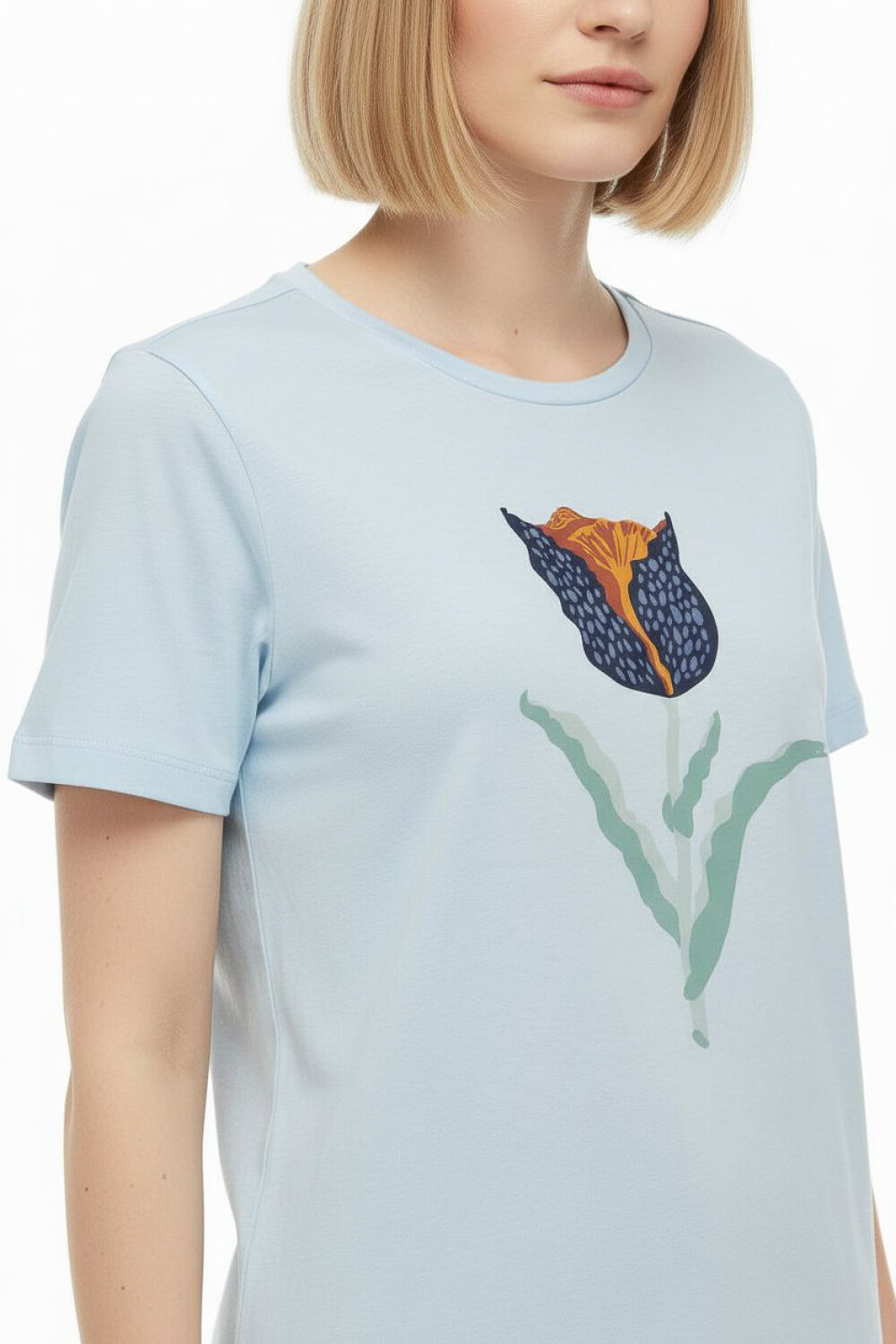 Remera Violeta Estampado 5