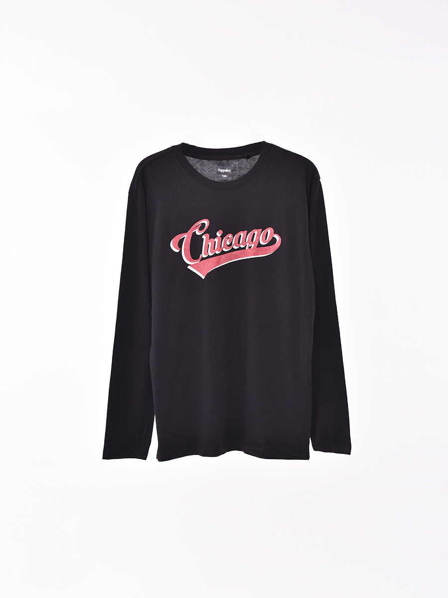 REMERA FELIPE - NEGRO 