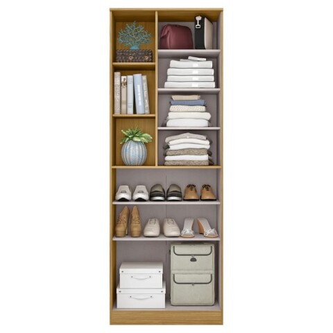 Mueble Multiuso Zapatera Lince Sublime - 2 Puertas con Espejo y 10 Estantes - Marrocos Mueble Multiuso Zapatera Lince Sublime - 2 Puertas con Espejo y 10 Estantes - Marrocos