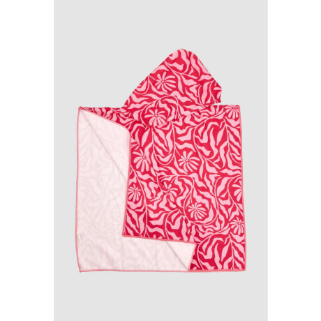 Toalla poncho kids Rosado