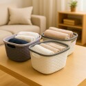 CESTO CANASTO ORGANIZADOR SIMIL RATTAN 29,8X20,4X13,8CM CESTO CANASTO ORGANIZADOR SIMIL RATTAN 29,8X20,4X13,8CM