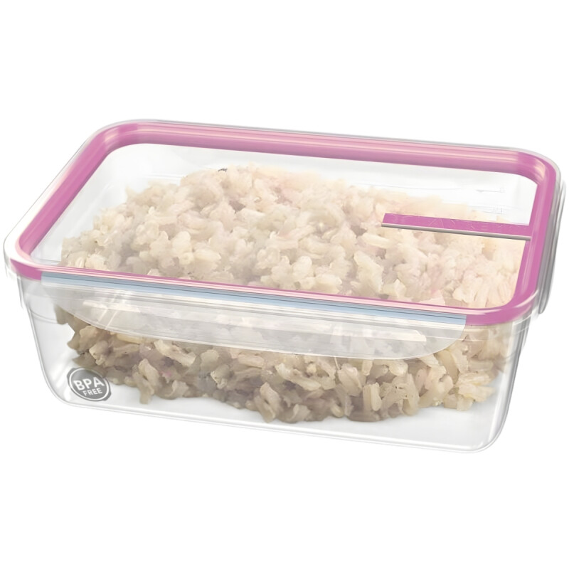 Pote con traba 2,5 Lts ROSADO