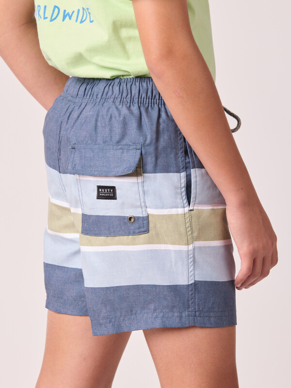 SHORT RUELO TEEN RUSTY Azul