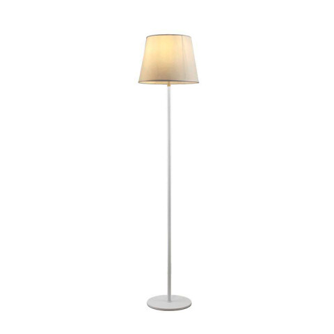 Lámpara de pie metal+pant. blanca E27 Ø32cm 1,5m IX9466