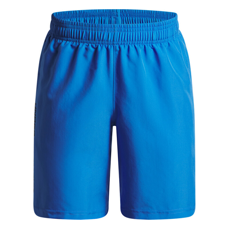 UA Tech Woven Wordmark Short-BLU BLU-402