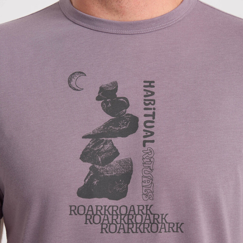 Remera Roark Mathis Active Ss - Lila Remera Roark Mathis Active Ss - Lila