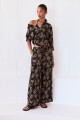 Pantalon estampa Silvestre negro