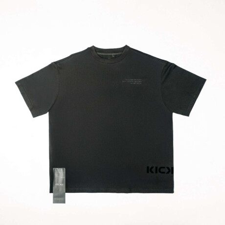Remera KicksLab de Hombre Negro
