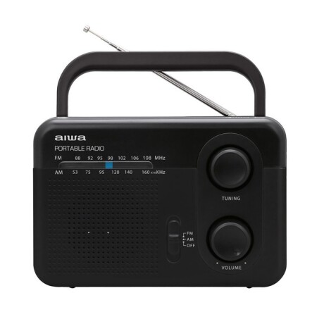 Radio Portatil Aiwa AWFML4 con FM AM Black Radio Portatil Aiwa AWFML4 con FM AM Black
