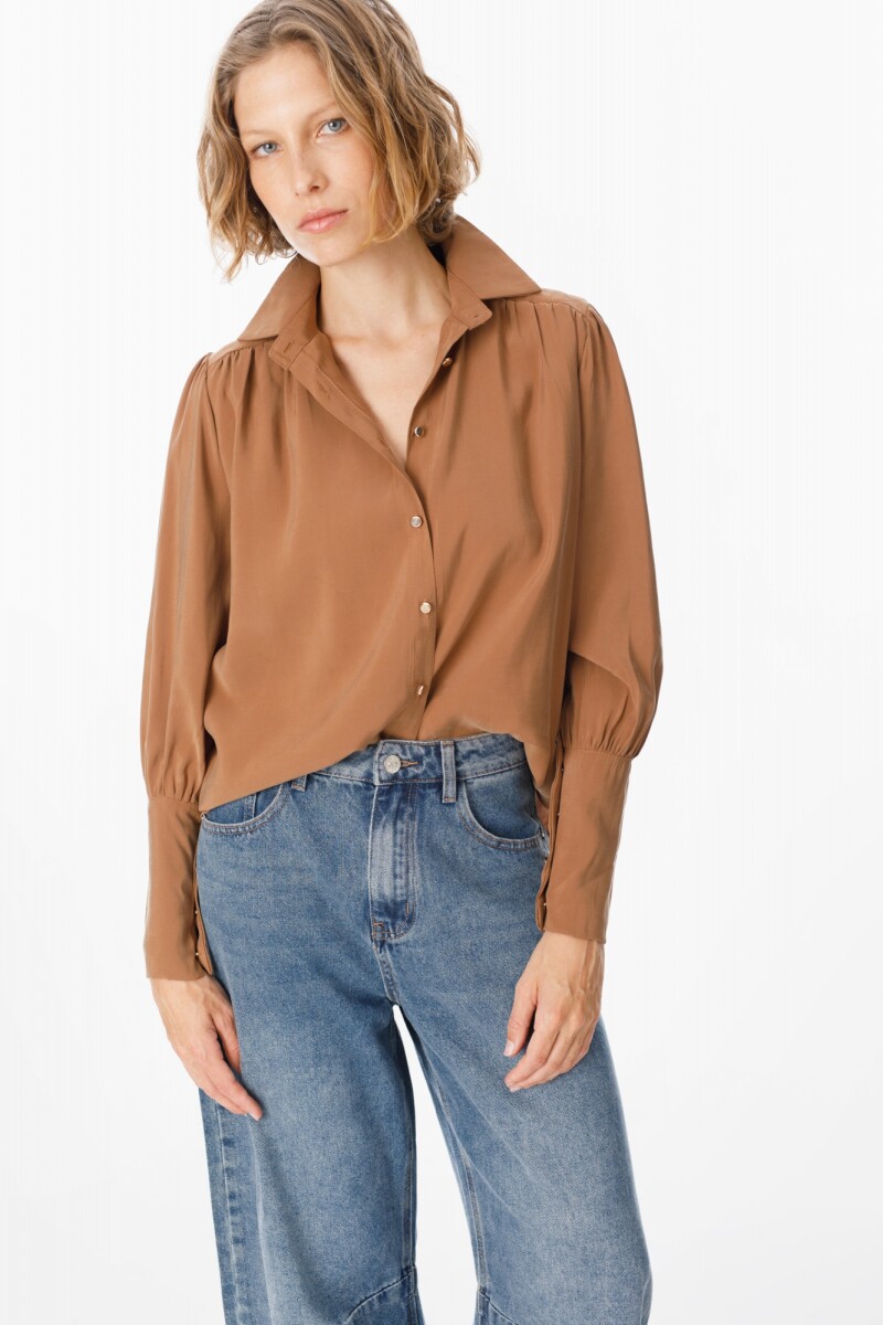 Camisa Roselyn Camel