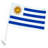Bandera Banderin Uruguay Auto 30cm X 45cm Oficial Calidad Bandera Banderin Uruguay Auto 30cm X 45cm Oficial Calidad