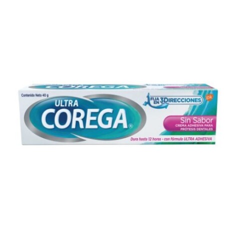 Corega Ultra Crema Adhesiva para Prótesis Dentales Sin Sabor 40gr – Adhesivo Dental Corega Ultra Crema Adhesiva para Prótesis Dentales Sin Sabor 40gr – Adhesivo Dental