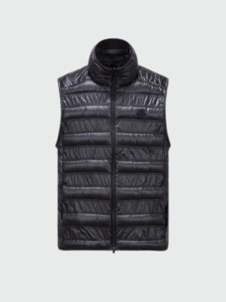 Moncler - Chaleco relleno de plumas, LAUTARET Negro