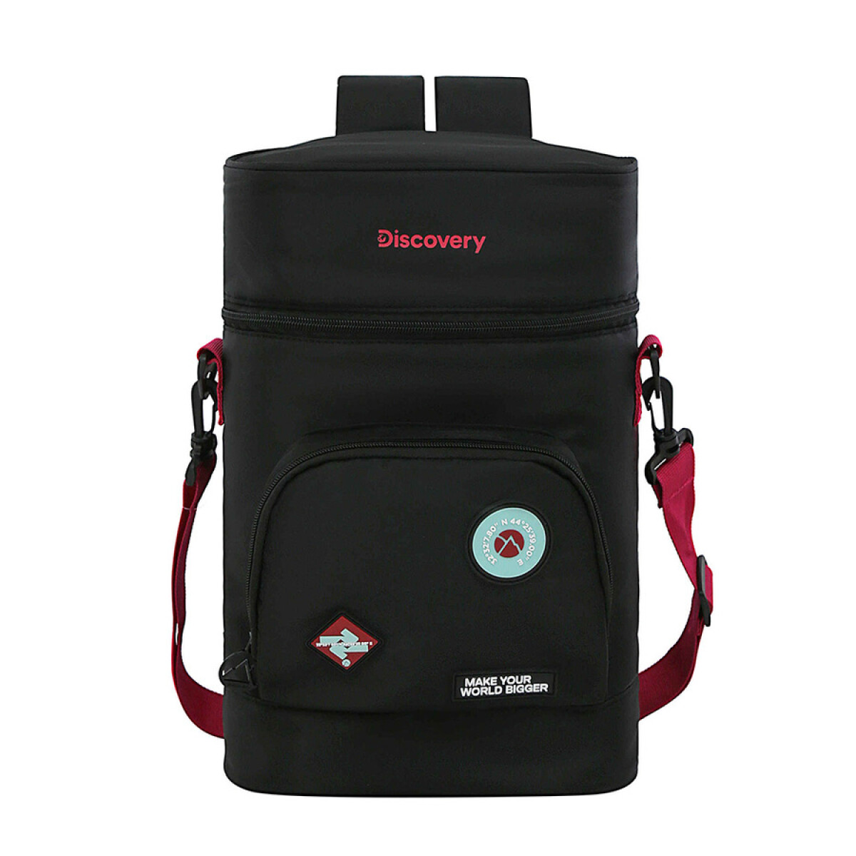 MOCHILA MATERA DISCOVERY WORLD NEGRO - NEGRO 