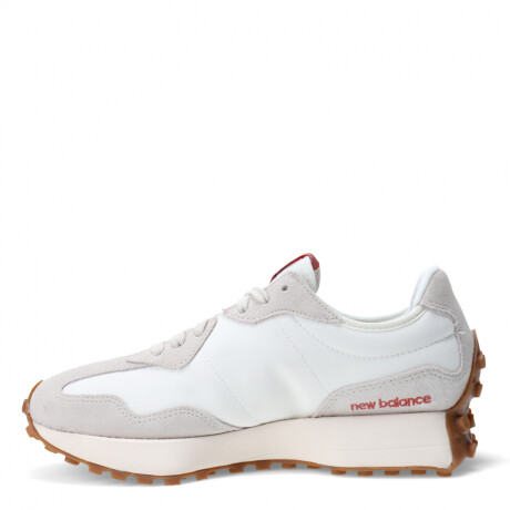 Championes Unisex New Balance 327 Blanco - Gris - Rojo