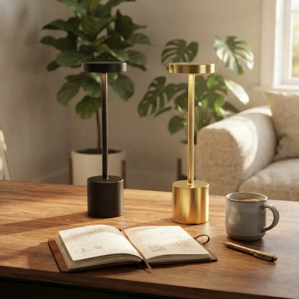 Lampara de mesa recargable USB 8x34 cm Lampara de mesa recargable USB 8x34 cm