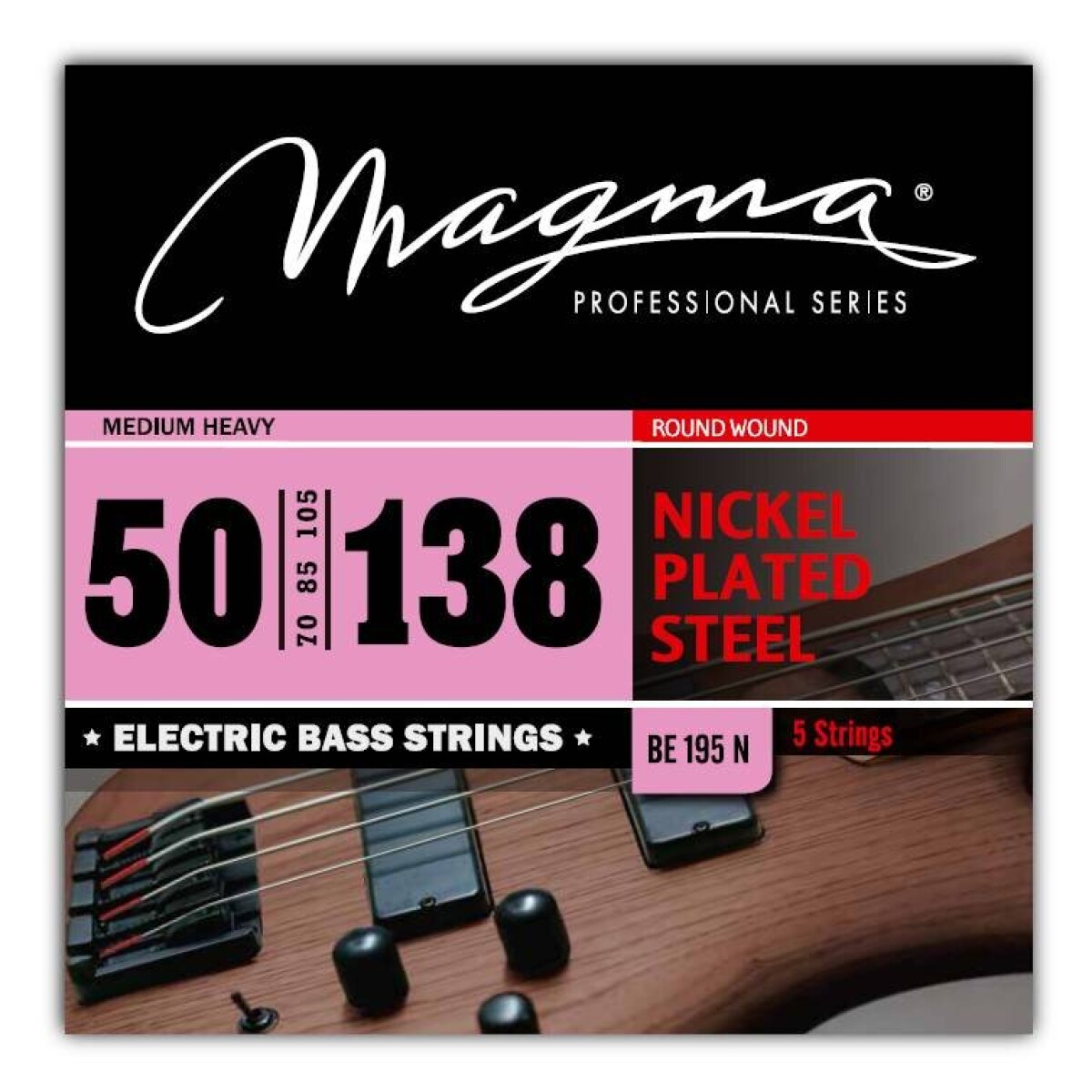 Encordado Magma Bajo Nickel P/S 5C M.Heavy 050-138 BE195N 