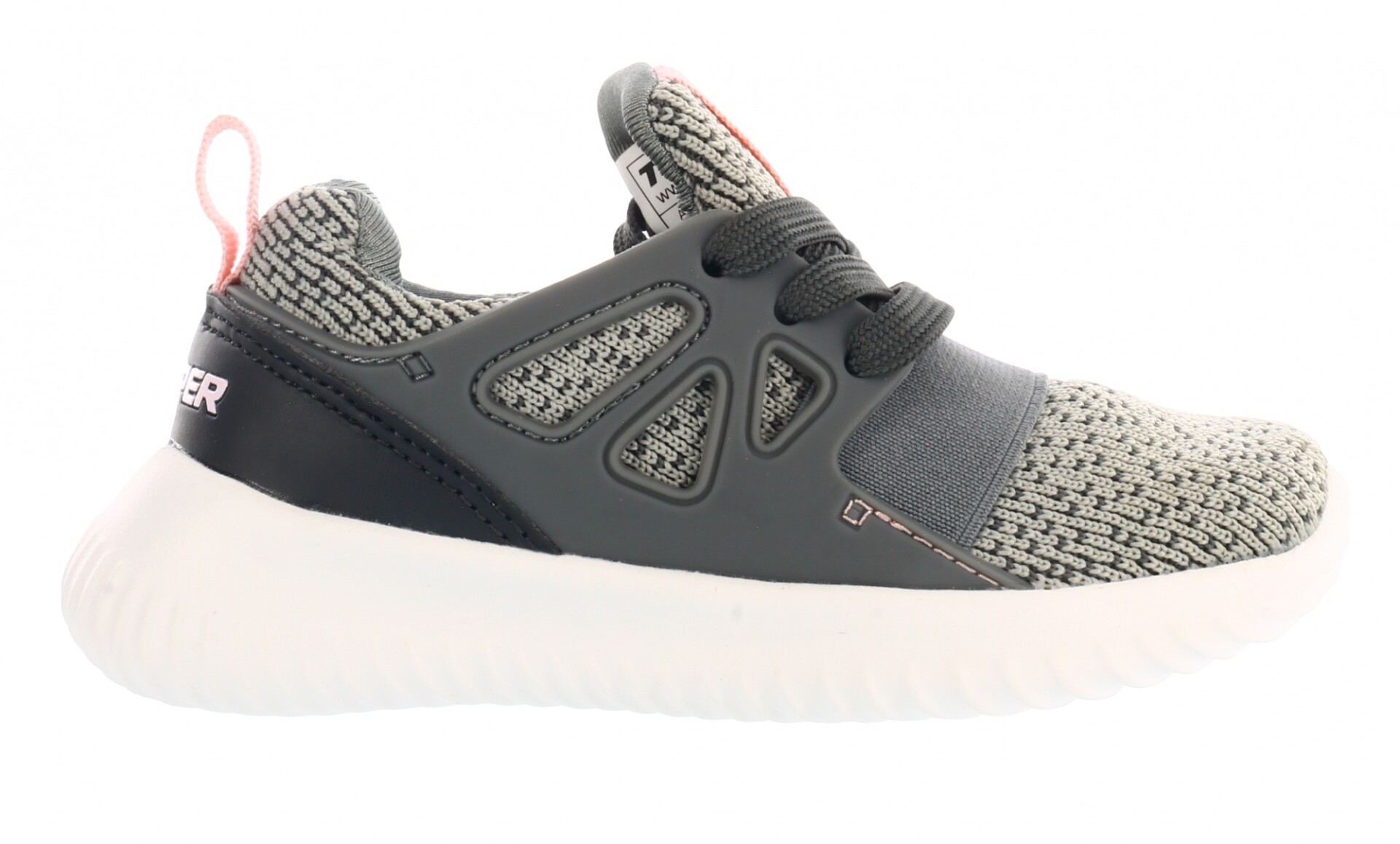 Championes de Niños Topper Mamba Kids - Gris - Rosa 