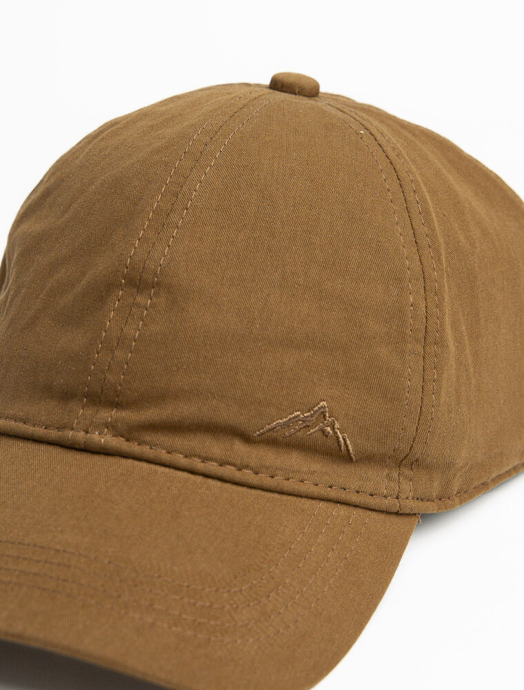 Gorro con Visera Algodón Tostado