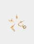 Aros Sets Con strass Set De Aros Con Strass - Dorado