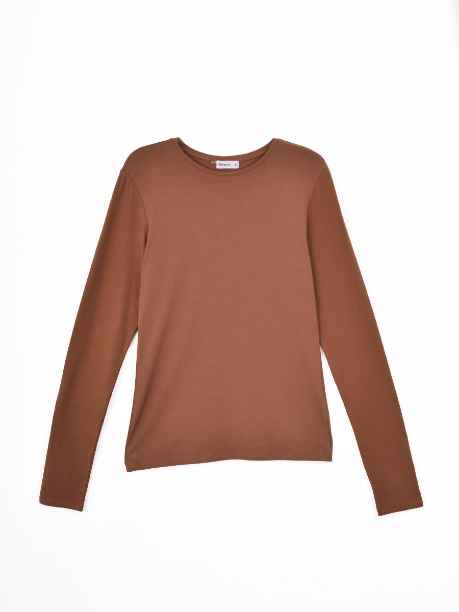 REMERA MARU - MARRON (V) 