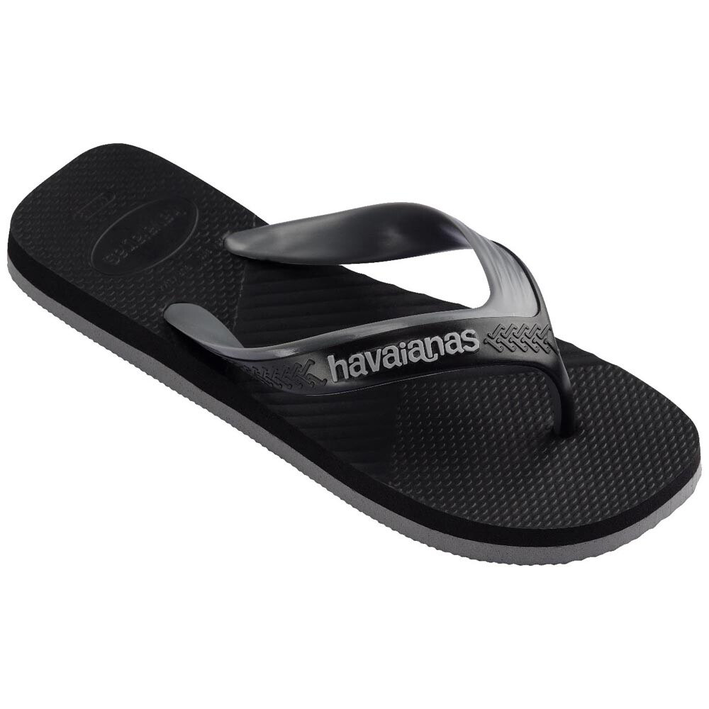 Sandalias Havaianas Dual Hombre Gris Acero Negro