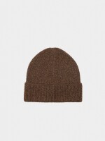 Gorro De Punto Lurex Con Dobladillo marron