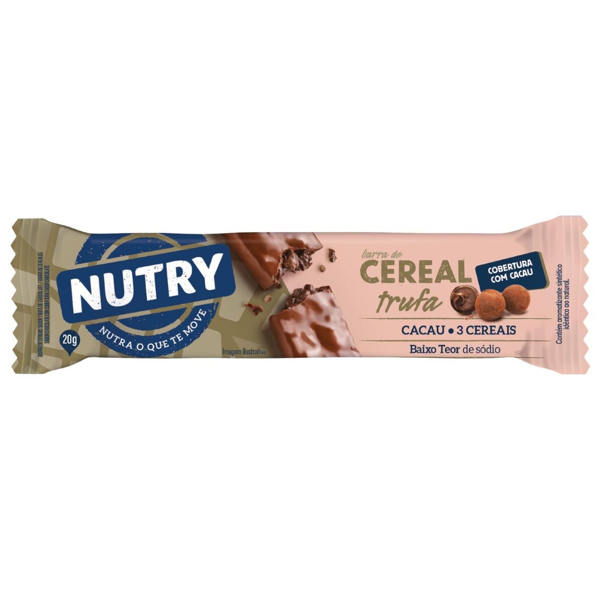 Barra de cereal trufa Nutry 20g 