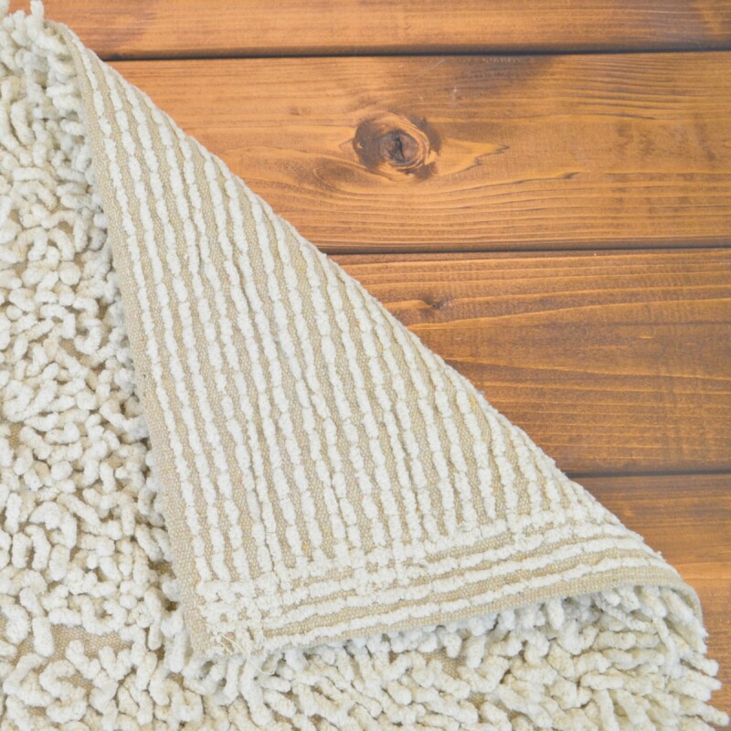 Alfombra 40x60cm Shaggy BLANCO