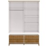 Ropero Prata 4 Puertas 4 Cajones Con Espejos Blanco2813w Mdf Ropero Prata 4 Puertas 4 Cajones Con Espejos Blanco2813w Mdf