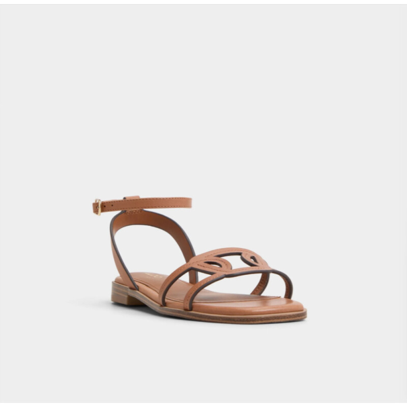 GREENGROVE GOLD LEATHER MEDIUM BROWN