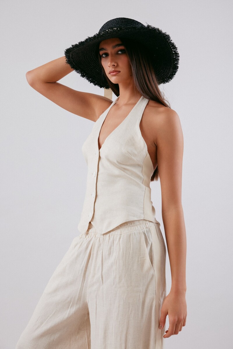 Chaleco Amadea - BEIGE 