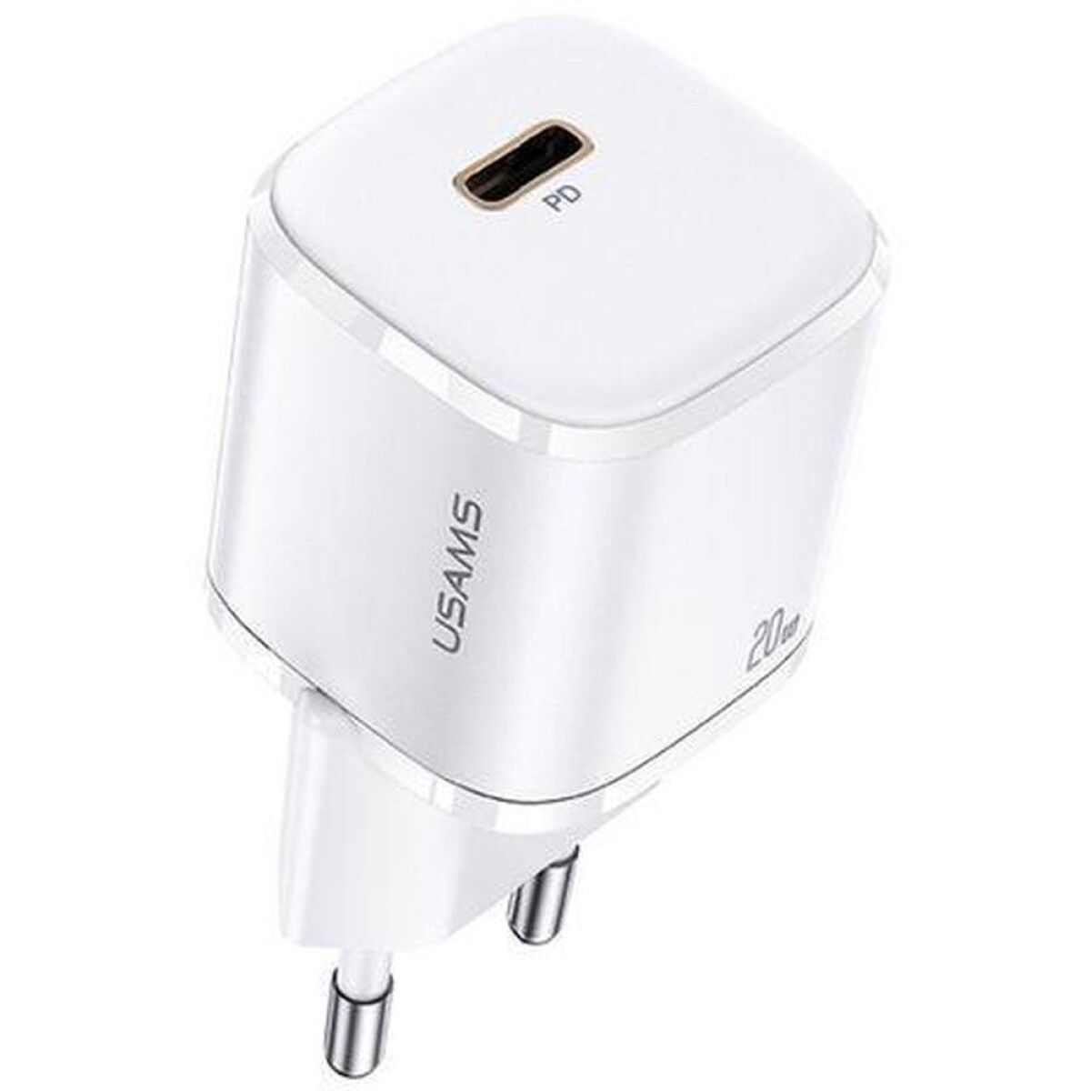Ficha Cargador Mini Carga Rapida Usams T36 Usb Tipo C 20w Ax 