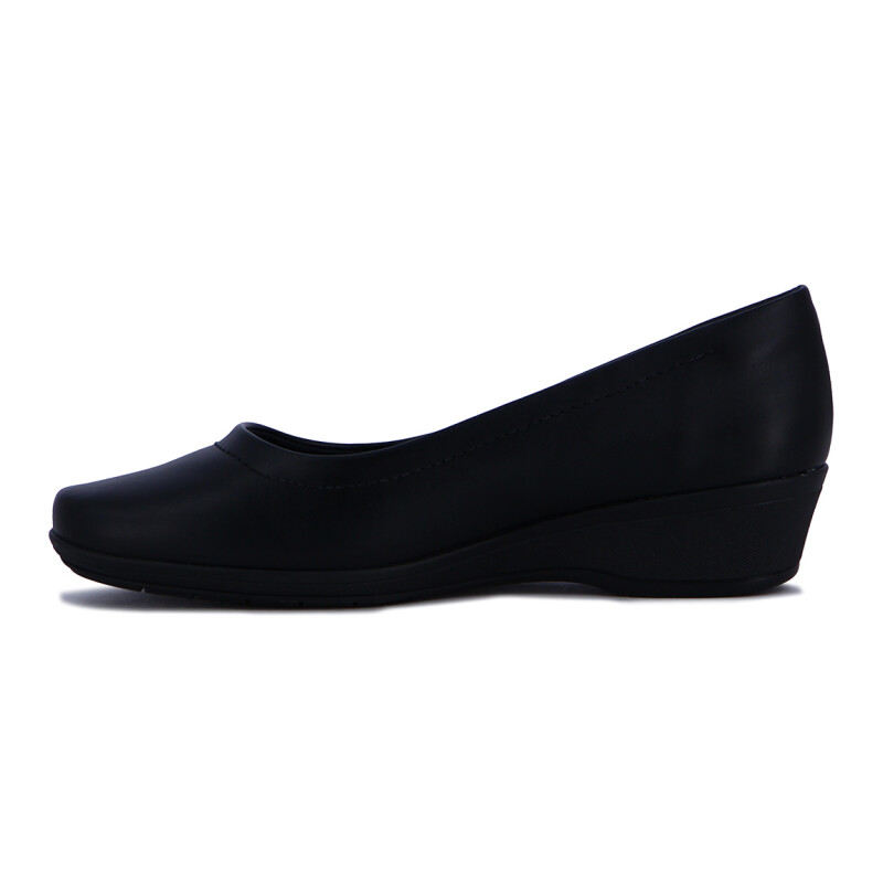 Comfortlex Zapato Taco Corrido Bajo Negro