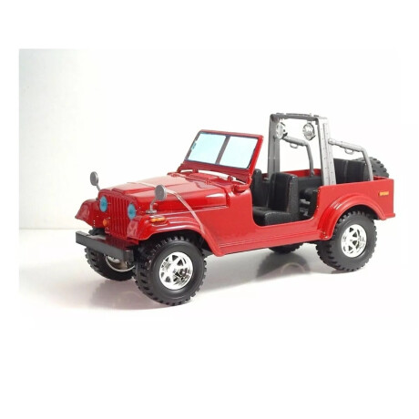 Jeep Wrangler Burago Escala 1:24 Rojo Jeep Wrangler Burago Escala 1:24 Rojo