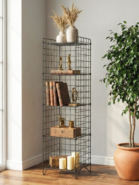 ESTANTERIA 4CUBOS NEGRO