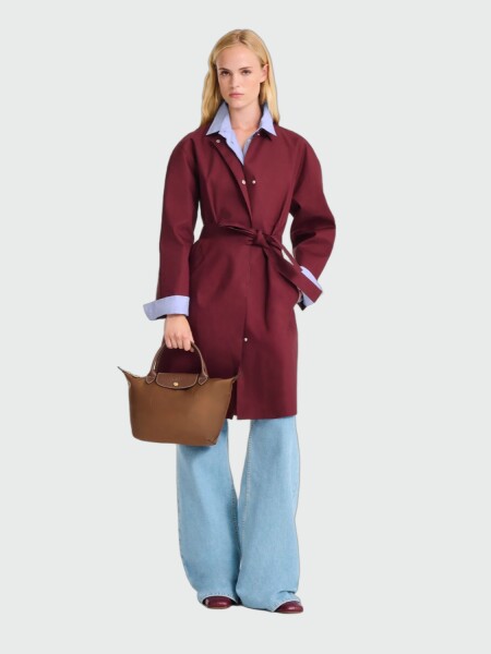 LONGCHAMP - LE PLIAGE ORIGINAL, CARTERA DE MANO S Marrón