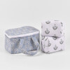 Set X3 Necessaires Chiara Col. Bea Block Print
