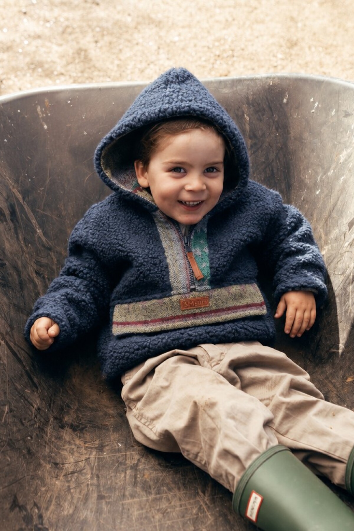 Hoodie Gurí Azul Marino