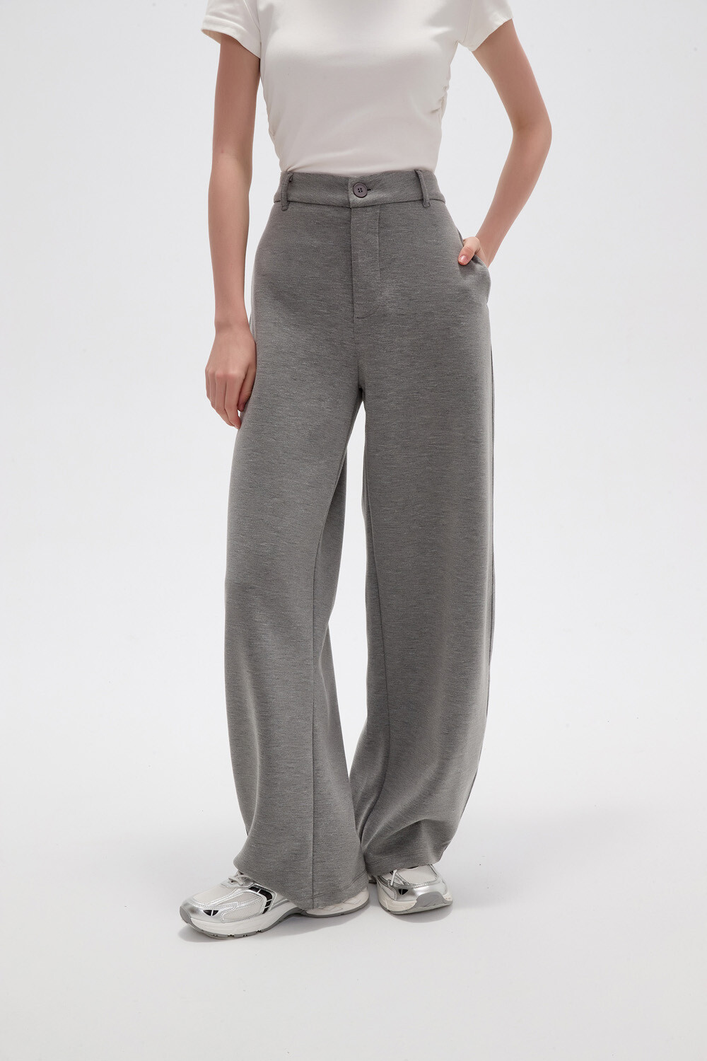 Pantalon Chandler Gris Melange