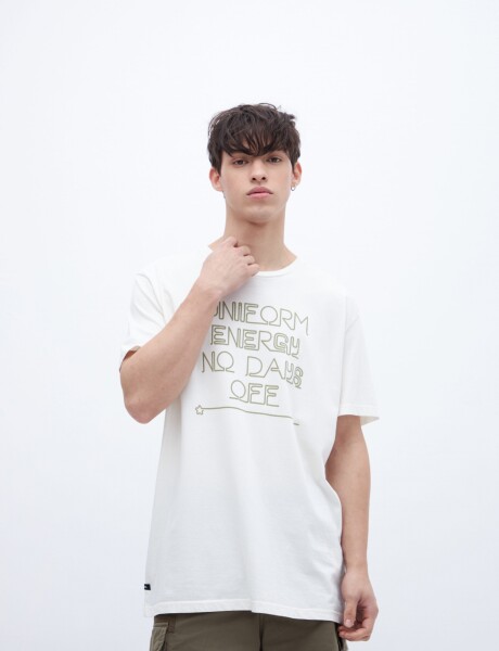 Remera Atlas Off white