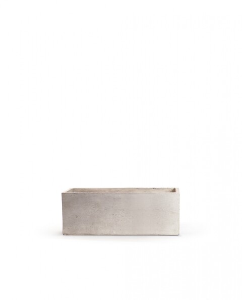 Jardinera Fibrocemento Gris laca - 80cm x 30cm
