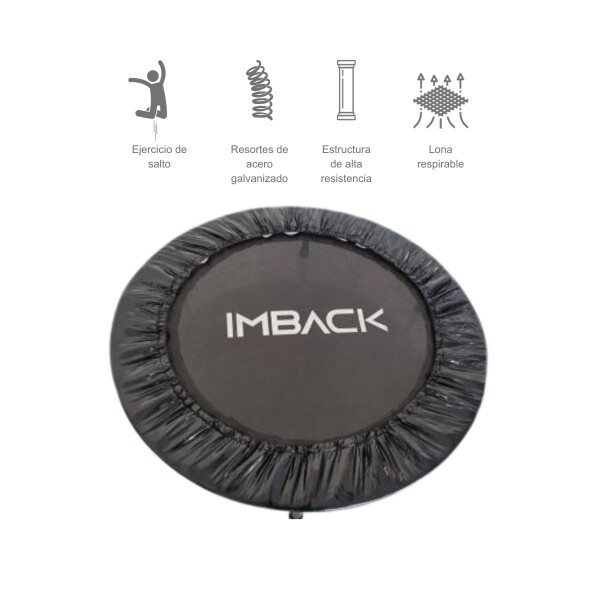 Mini Trampolin Plegable Cama Elástica Saltarín Fitness 102 Cm Color Negro Mini Trampolin Plegable Cama Elástica Saltarín Fitness 102 Cm Color Negro