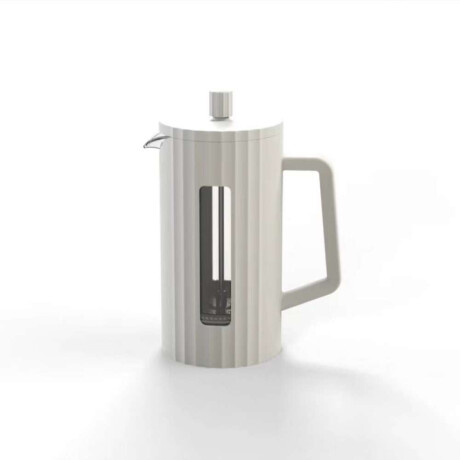 CAFETERA/TETERA FRENCH 350ML BOROSILICATO/PP BLANCO CATANIA