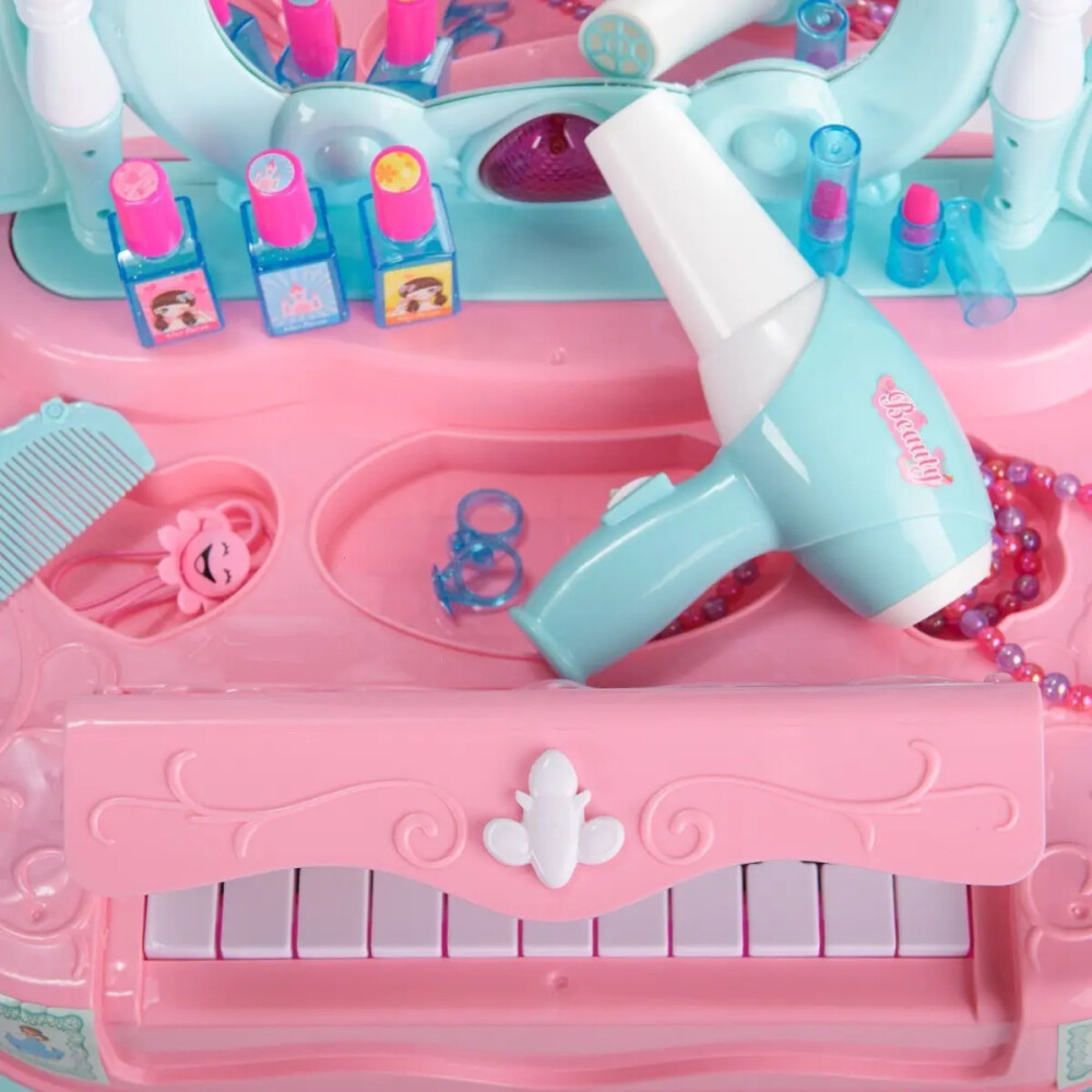 Tocador de belleza con accesorios y piano Tocador de belleza con accesorios y piano