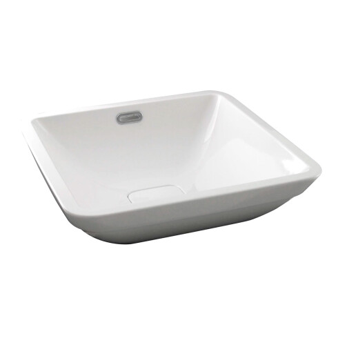 BACHA DE EMBUTIR EMPOTRAR 40X40 CON VALVULA REBOCADA 000