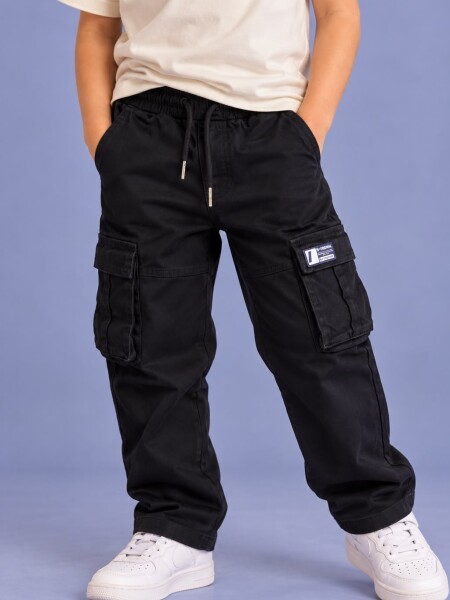 PANTALON N.SAILS 2316 CARGO NEGRO