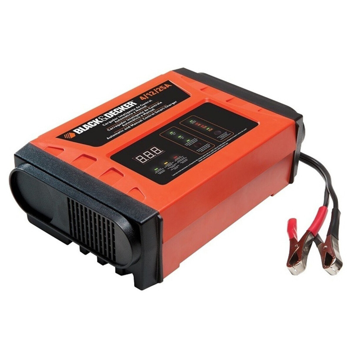 CARGADOR DE BATERIA INTELIGENTE 12V 4/12/25A BC25 BLACK & DECKER ++ - N/a 
