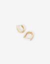 Aros Argollas Metal Argollas De Metal Bold - Dorado